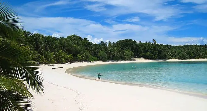 A beachfront on the island of Rotuma.