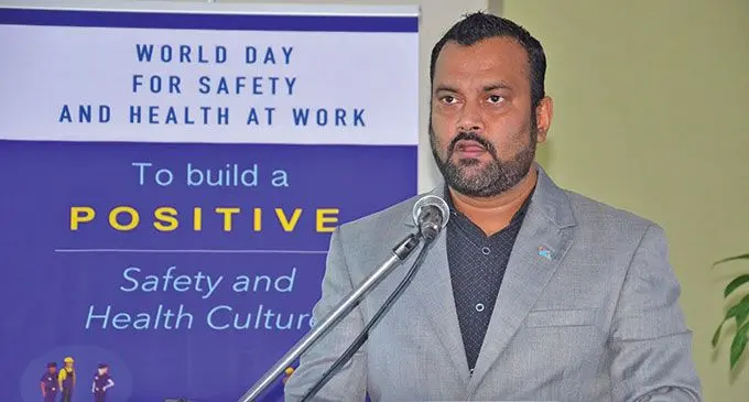 Assistant Minister for Employment, Productivity and Industrial Relations,  Alvick Maharaj.