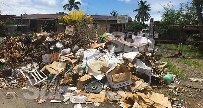 Rubbish piles up by the roads in Nadawa, Nasinu. Photo: Renu Radhika
