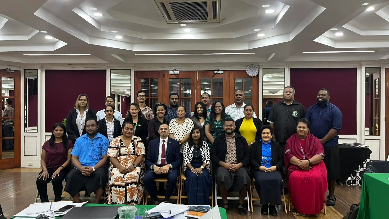 Senior environment officerJimmy Clint Gaunavou, Fiji National University assistant Professor in Environmental Science Salanieta Tuisuva, permanent secretary for Environment and Climate Change Sivendra Michael, FNU assistant Professor in Chemistry Deepti Dardhani Devi