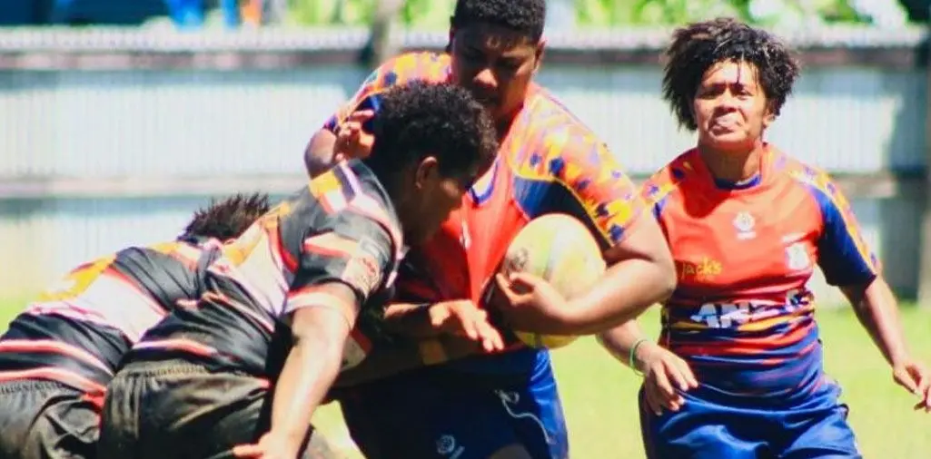 Namosi women’s rugby playmaker Ana Maria Roqica during their clash against Naitasiri in the Marama Championship at Thompson Park, Navua, on April 13, 2024. Photo: FRU Media