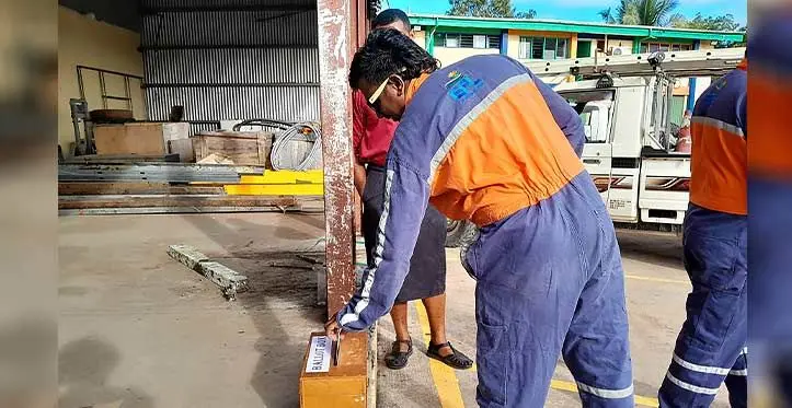 EFL workers cast their vote at the Labasa depot on June 4, 2023. Photo: Jone Salusalu