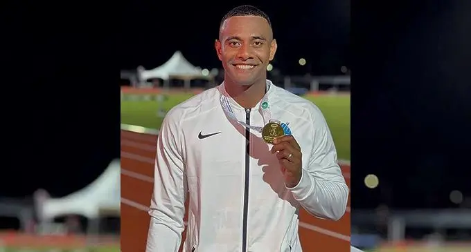 Banuve Tabakaucoro won Fiji’s second gold medal. Photo: Team Fiji