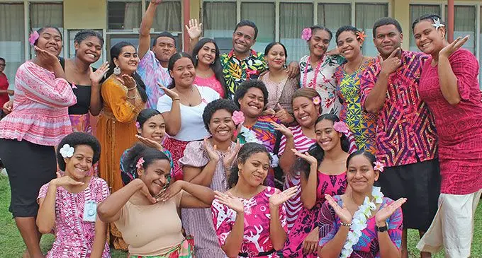 Then India Sanmarga Ikya (TISI) Sangam College of Nursing and Health Care Education students celebrated Diwali and Pinktober in Labasa on October 25, 2024. Photo: Shratika Naidu