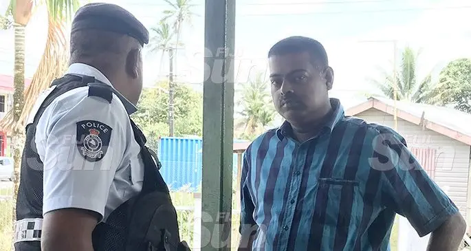 Navin Lal outside the Magistrates Court in Navua on December 11, 2019. Photo: Ashna Kumar
