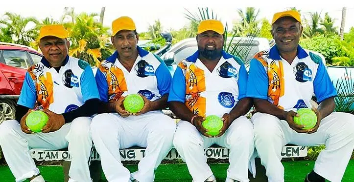Ba Bowling Club team (from left) Iliyaz Khan, Raymond Singh, Reginal Ram and Maika Kasami. Photo: Supplied