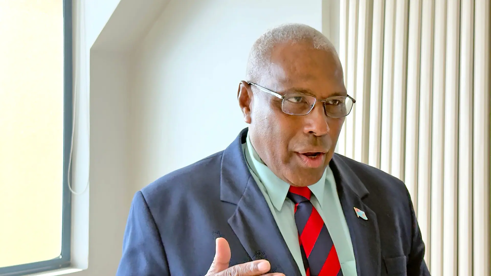 Minister for Justice Siromi Turaga. 