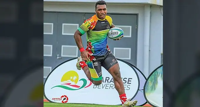 Sefanaia Vuli Bola during his rugby sevens days with Raiwasa Taveuni. Photo: Pita’s Picture