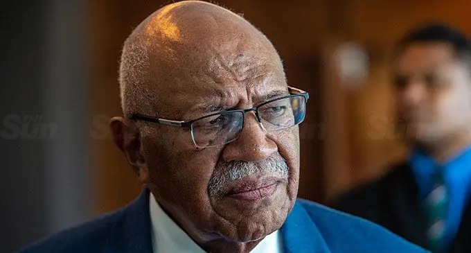 Prime Minister Sitiveni Rabuka. Photo: Leon Lord