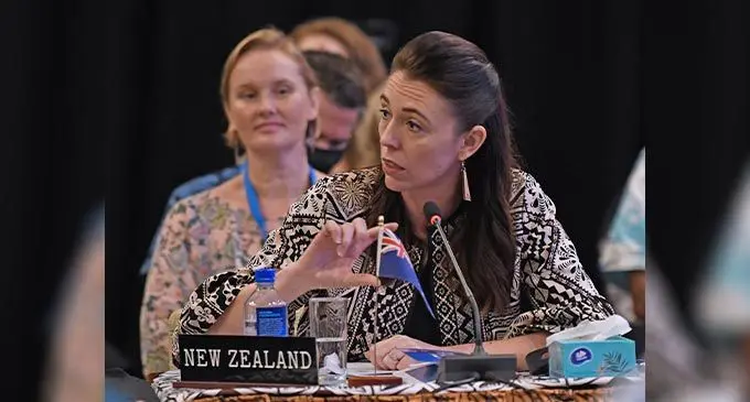 New Zealand Prime Minister Jacinda Ardern on July 13, 2022. Photo: DEPTFO