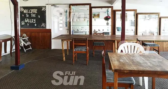 Closed off and non-operational The Galley restaurant at the Royal Suva Yacht Club, Walu Bay on January 27, 2020. Photo: Laiseana Nasiga