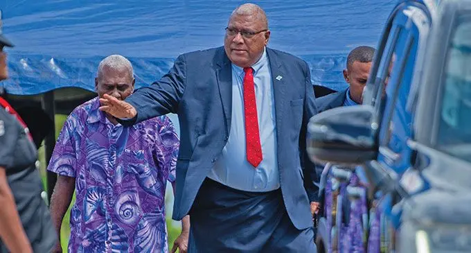 President Ratu Wiliame Katonivere after the Naitasiri Provincial Council meeting at Tamavua Village in Suva on September 4, 2024. Photo: Leon Lord