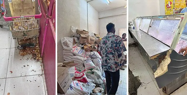 Businesses that have been fined during a major crack down on food safety violations on March 18, 2025. Photos: Ministry of Health and Medical Services.