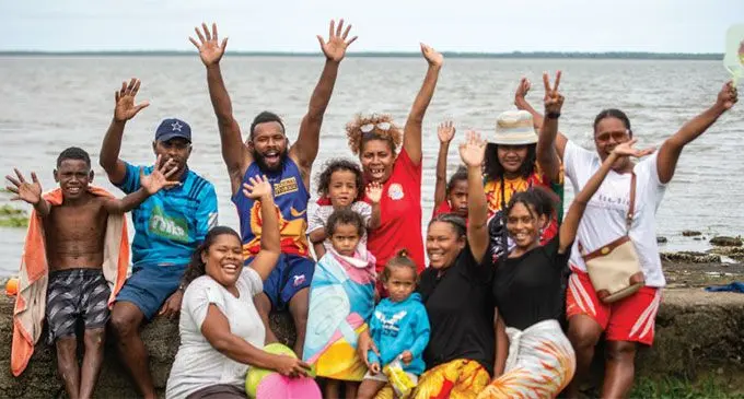 Families welcoming the New Year with love, laughter, and cherished moments at the picnic spots in Nasese, Suva on January 1, 2024. Photo: Leon Lord