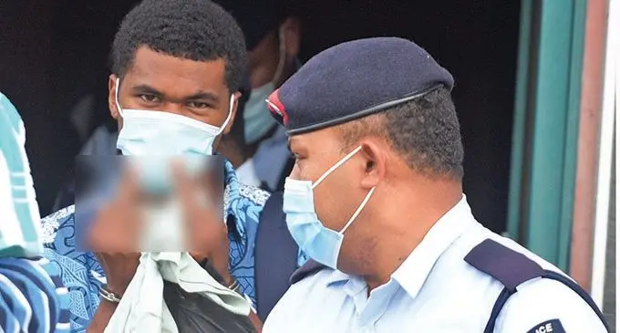 Murder accused Noeli Tamanikaisau, 18, outside Nausori Court on 4, October 2021. Photo: Ronald Kumar