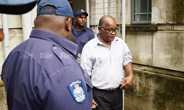 Niko Nawaikula outside the courthouse in Suva after his sentencing on May 20, 2022. Photo: Ronald Kumar
