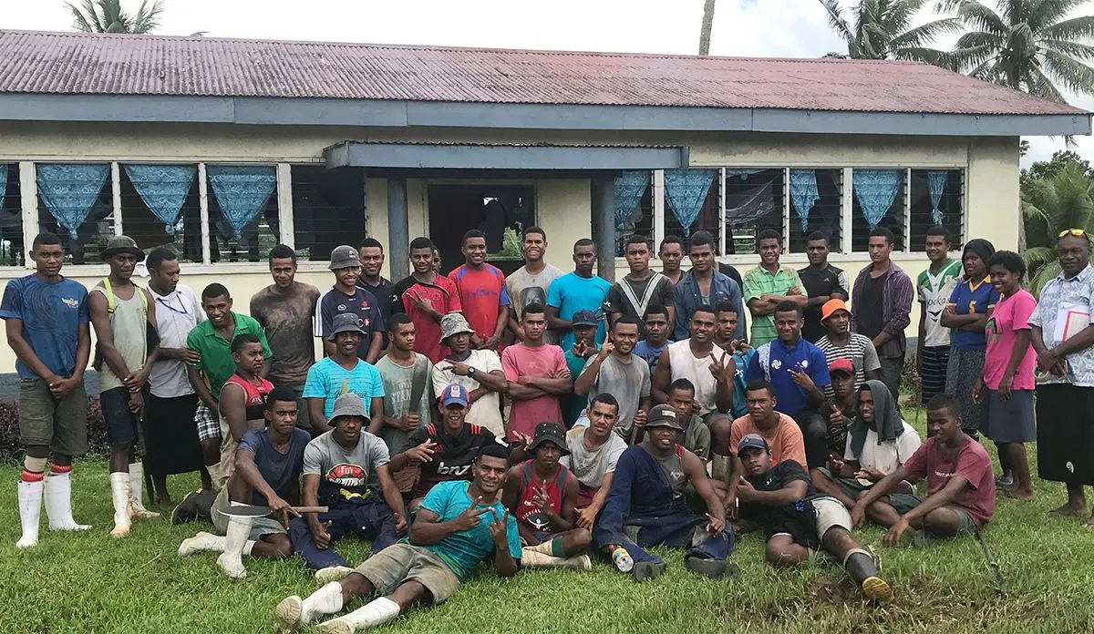 Students of Navuso Technical College at school on April 1, 2019 . Photo: Ilaitia Ravuwai.