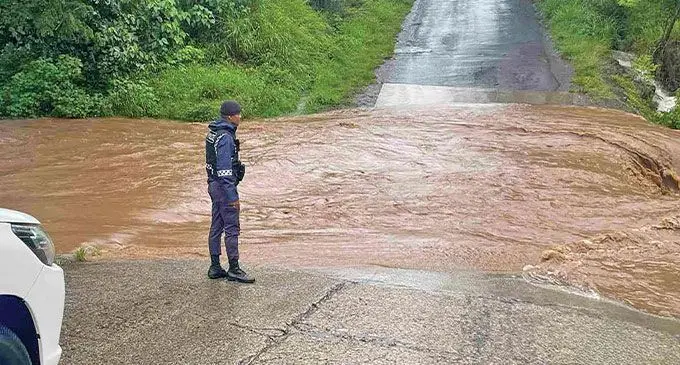 The Fiji Metrological Service calls on members of the public to take heed of weather warnings as a trough of low pressure hangs over the Fiji Group this week. Photo: Police Media Cell
