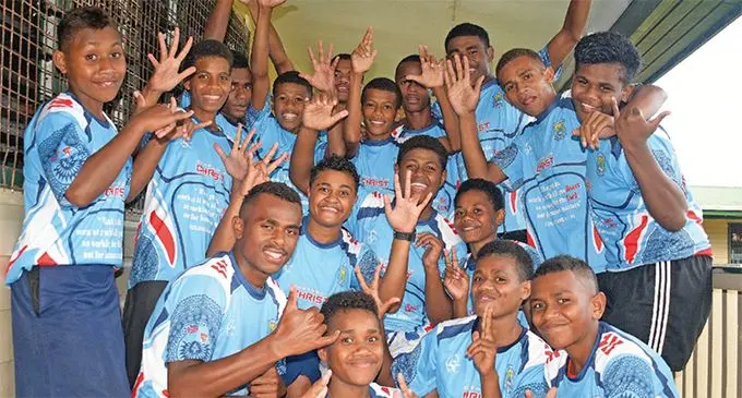 Namosi Secondary School athletes in camp.