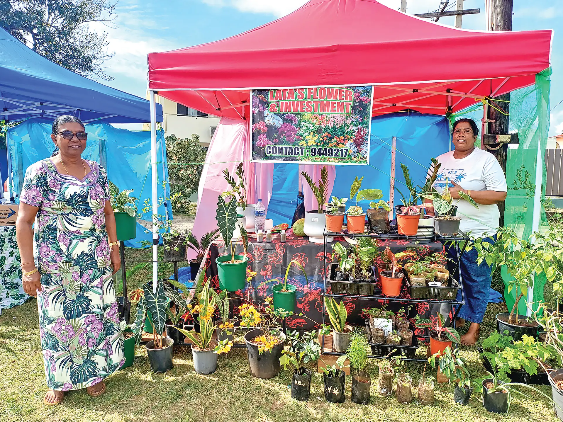Northern Horticulture florists during the Arbor week at Subrail park in Labasa on June 11, 2026.