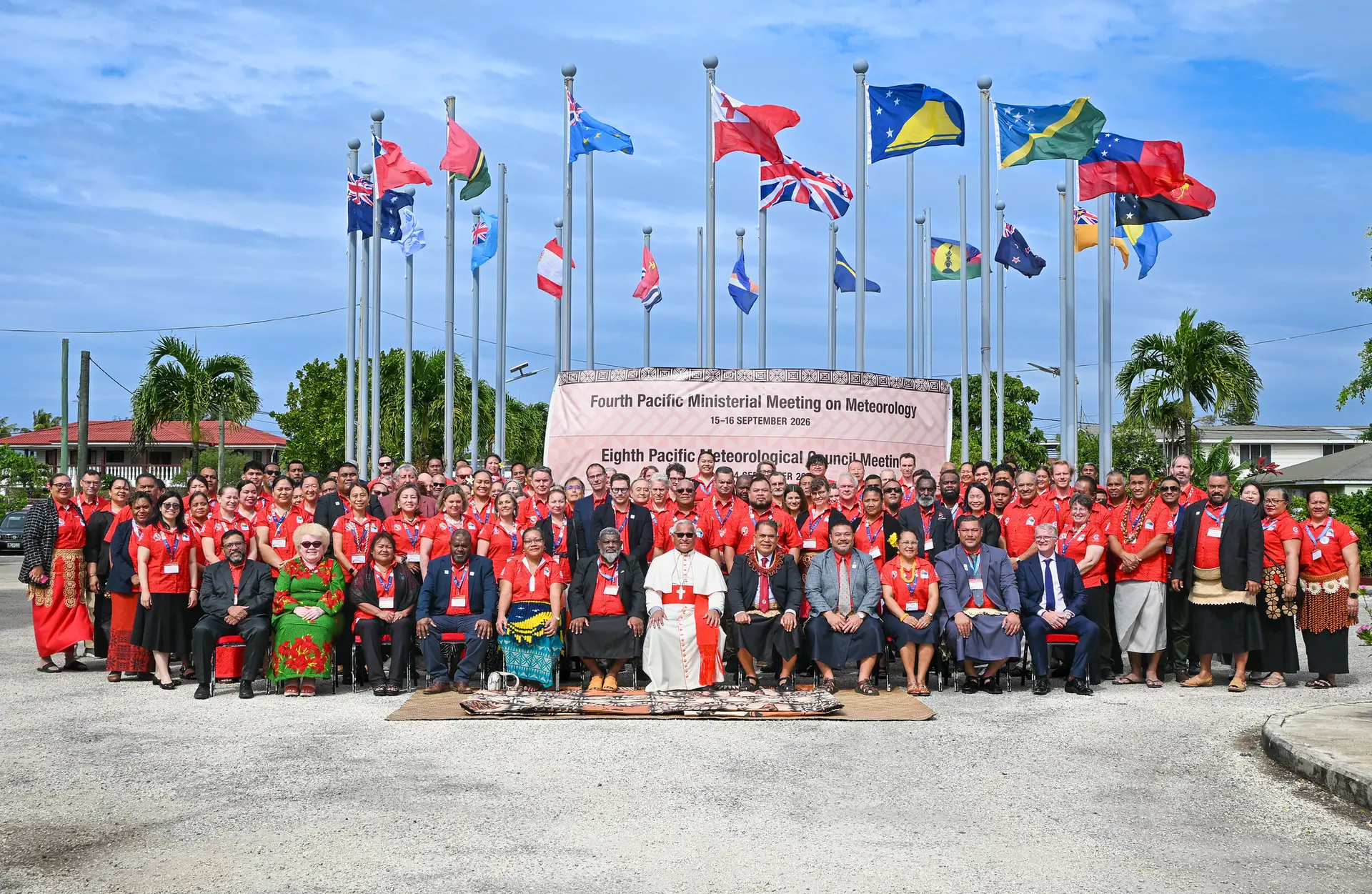 Participants of the 8th Pacific Meteorological Council meeting in Nuku'alofa, Tonga on September 10, 2026. Photo: Pacific Community 