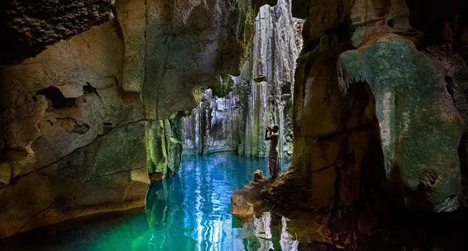 Sawa-i-Lau caves in the Yasawas