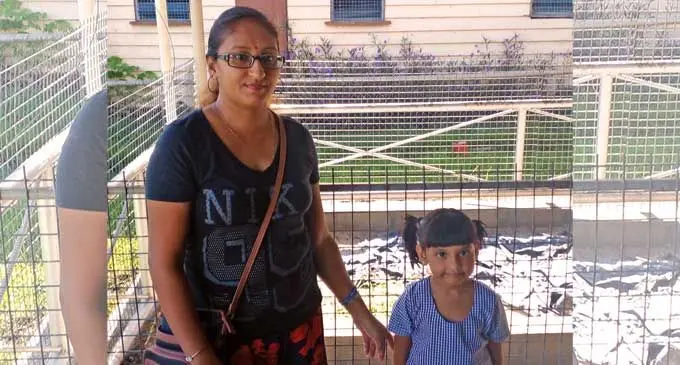 Roylene-Sharma-with-her-daughter-Raniya-Sharma-at-the-Saint-Thomas-Kindergarten-in-Lautoka-on-April-11,2022.Photo.Salote-Qalubau