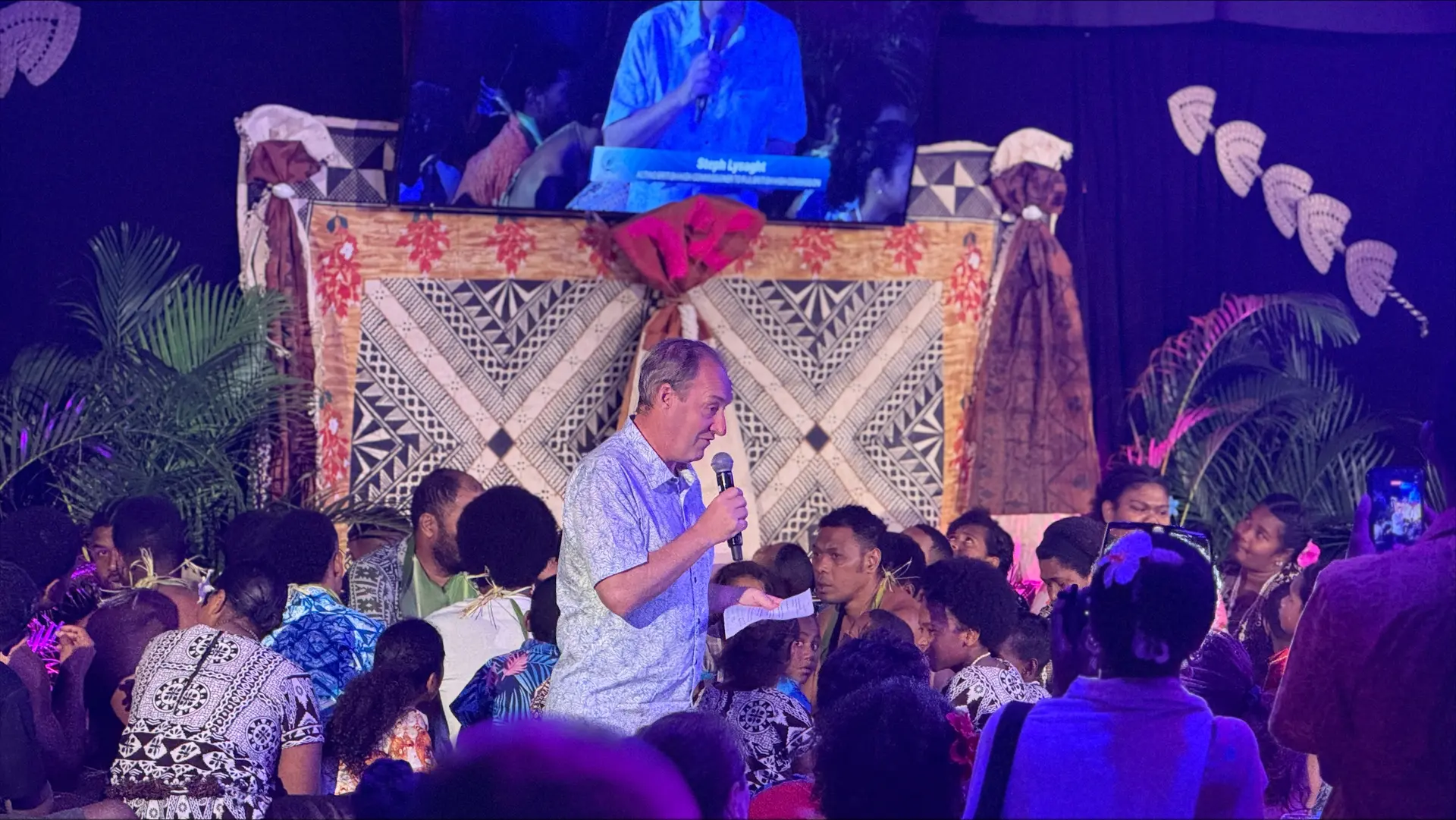 : Acting British High Commissioner Steph Lysaght giving the opening remarks during the 8th Pacific Media Summit in Savusavu yesterday September 22.