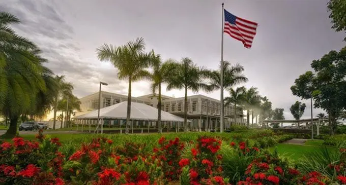 The US Embassy Suva 