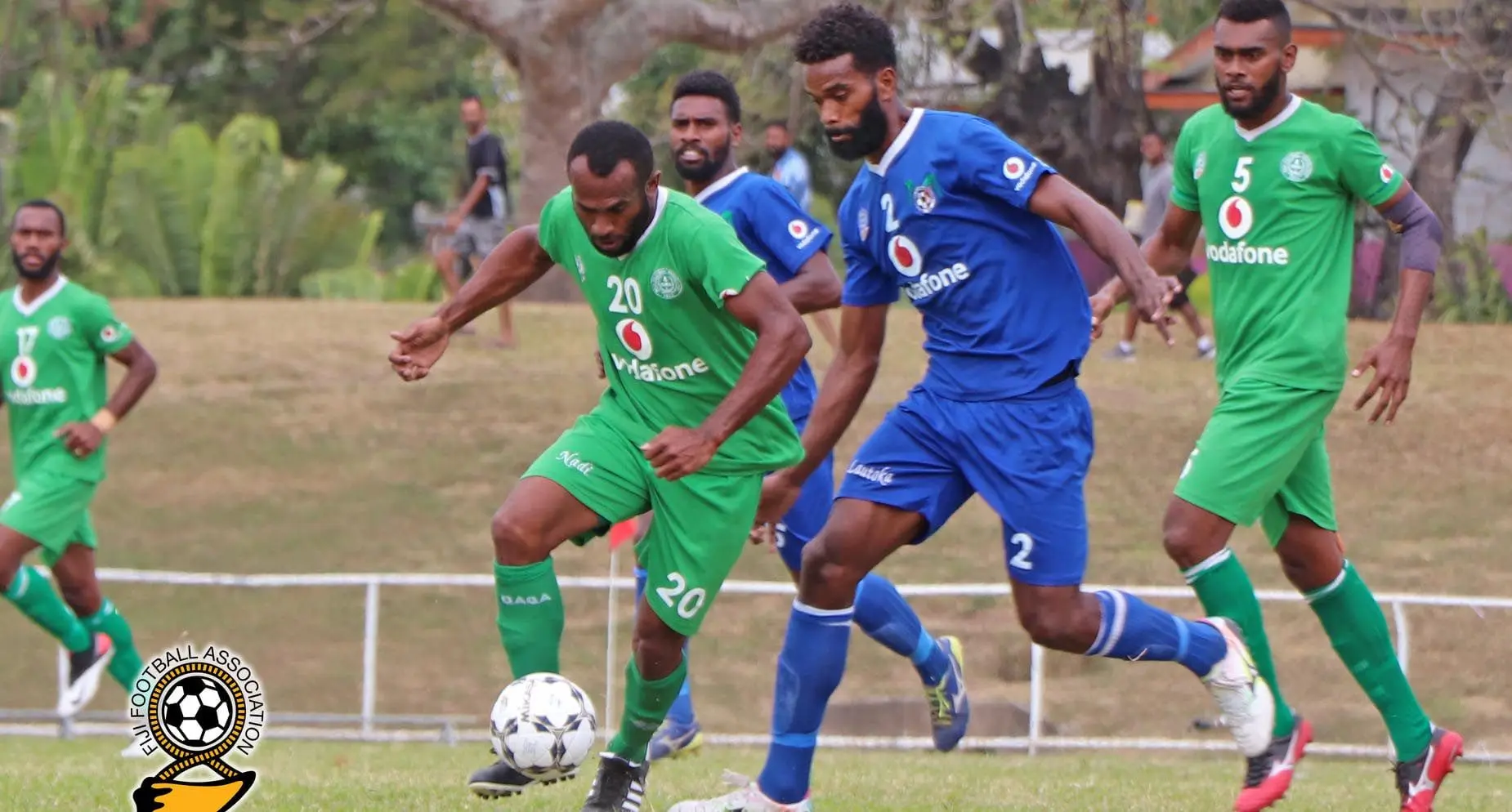 Action from the Vodafone Premier League match between Nadi and Lautoka. Nadi won 3-2 However the side will miss the services of Avinesh Warran Suwamy and Napolioni Qasevakatini at the Fiji FACT. Photo: Fiji FA Media