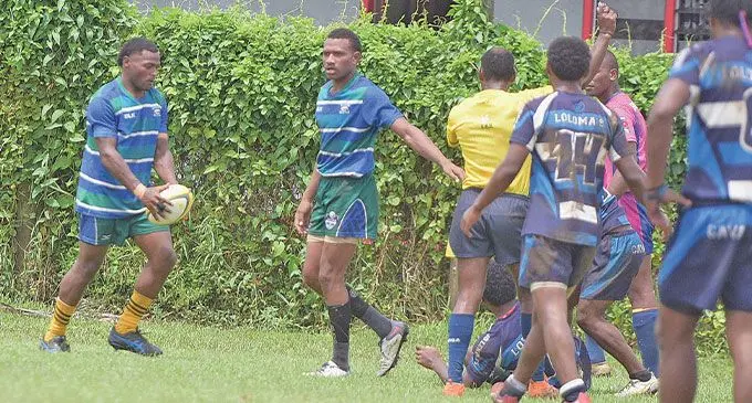 Naitodua U21 rugby captain rep Rupeni Taqiri during the Fiji Bitter Tabadamu Sevens at Ratu Cakobau Park, Nausori, on March 15, 2024.  Photo: Ronald Kumar