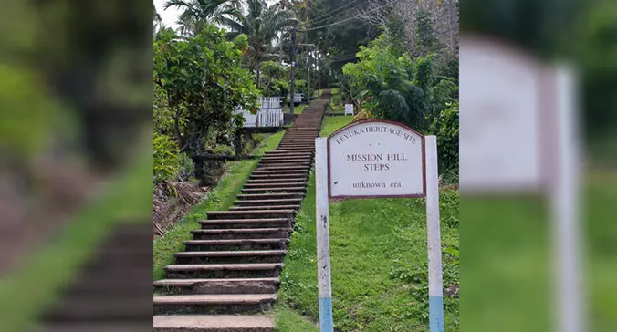 The 199 steps back in the day in Levuka. Photo: TravelBlog