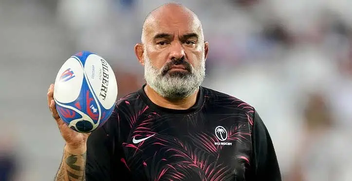 Outgoing Flying Fijians head coach Simon Raiwalui.