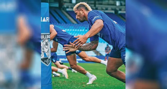 Viliame Kikau. Photo: Bulldogs Media