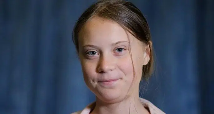 Greta Thunberg.