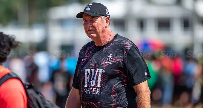 Flying Fijians head coach Mick Byrne.