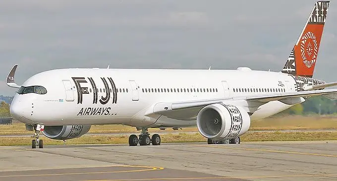Fiji Airways Airbus A350-900 XWB.