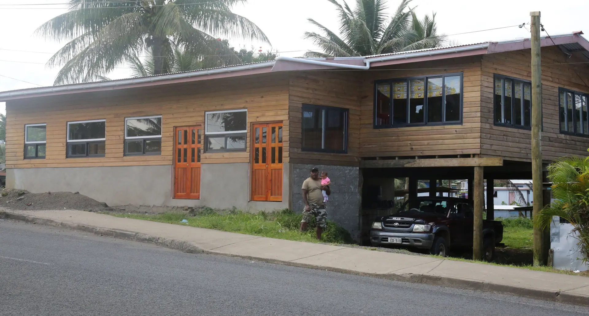 Commercial farmer, Anasa Tawake  stands in front of his property in Khalsa Road. Photo: Ivamere Nataro