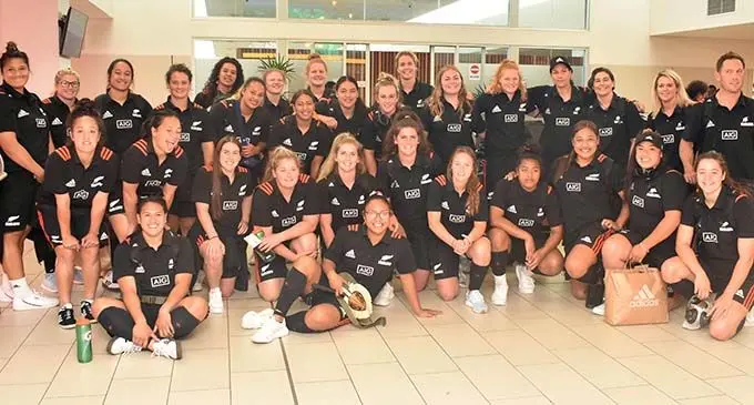 New Zealand Black Ferns Development XV side at Nadi International Airport on November 15, 2019. Photo: Waisea Nasokia