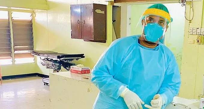 Oral surgeon Dr Inosi Salababa at the Lautoka Hospital. 