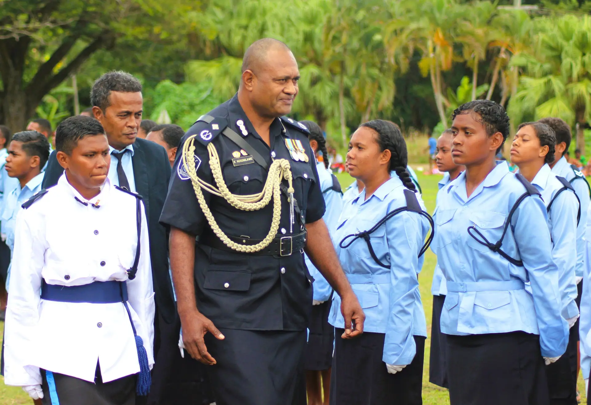 ACP, Cadet passing out, Nabala Secondary School