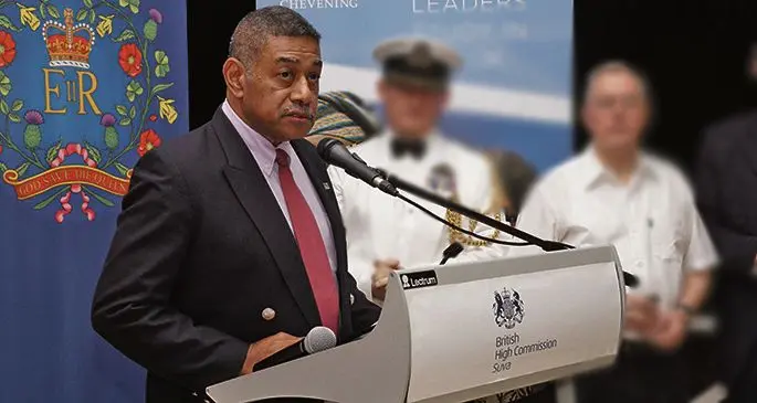 Former high profile military officer, diplomat and civil servant Neumi Leweni.