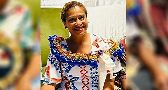 Lynda Tabuya during the campaign on October 31, 2022.