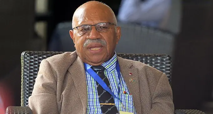 Party Leader Sitiveni Rabuka during the suspended SODELPA Management meeting at Holiday Inn on June 18, 2020. Photo: Ronald Kumar.