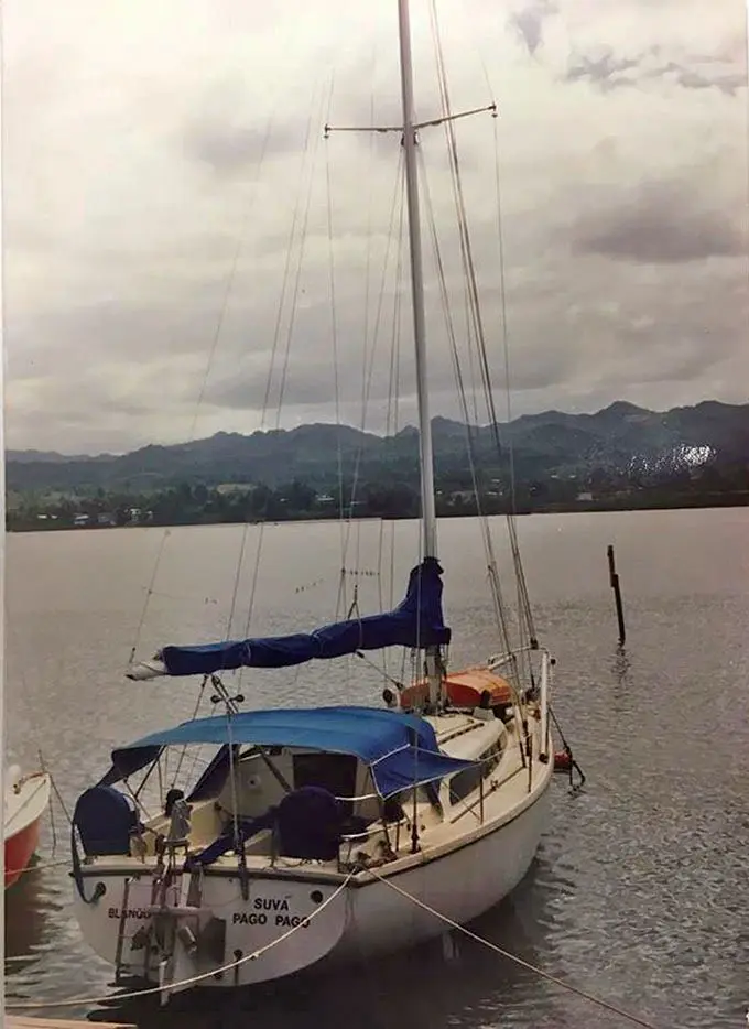 Bob Amos. Bob Amos’ yacht