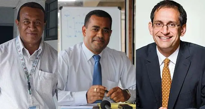 Ro Filipe Tuisawau, Filimoni Vosarogo and Richard Naidu.