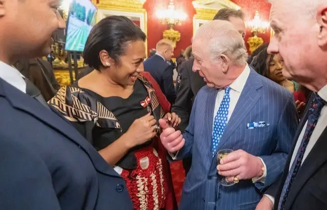 Meeting King Charles III inspires Tuiketei’s PhD journey