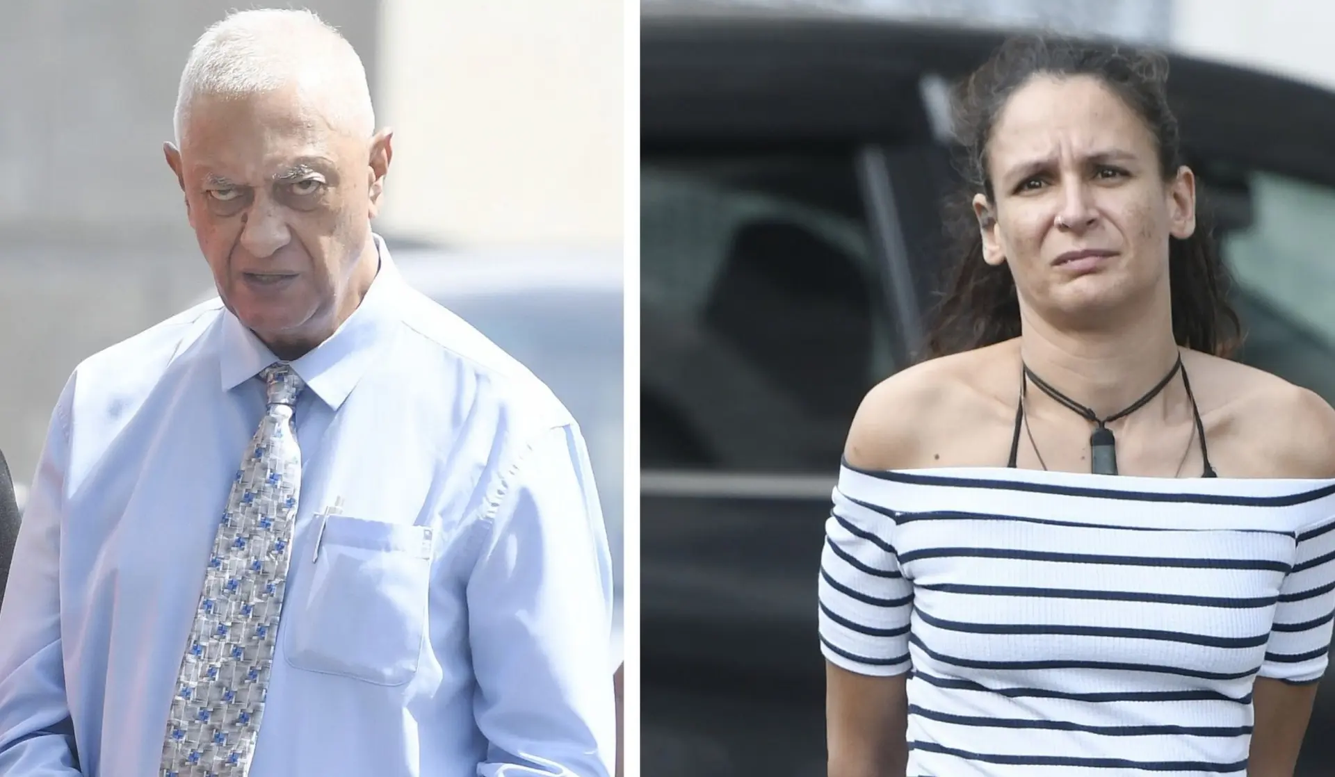From left: Accused Suva lawyer Shazran Lateef and his co‑accused Zoey Maharaj‑Moore.