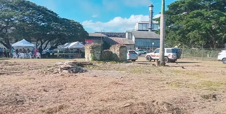 The land with the Lautoka Sugar Mill in the background. Photo: Charles Chambers