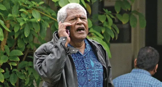 Jale Baba outside Court on October 25, 2018. Photo: Ronald Kumar
